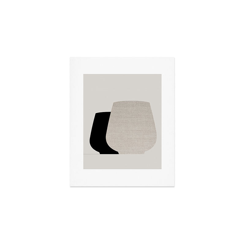 The 'Coastal Calm' Vase Set Art Print Gallery Image 1