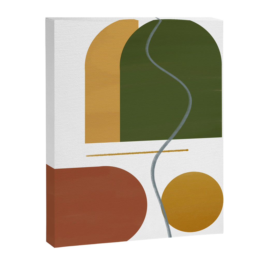 The Fall Edit - Abstract Autumnal Canvas Canvas Print Gallery Image 8