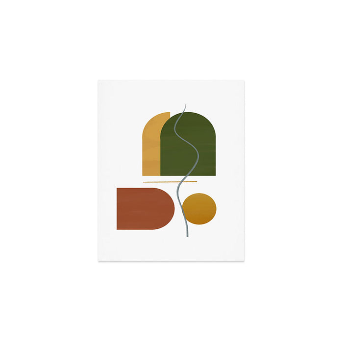 The Fall Edit - Abstract Autumnal Canvas Art Print Gallery Image 1