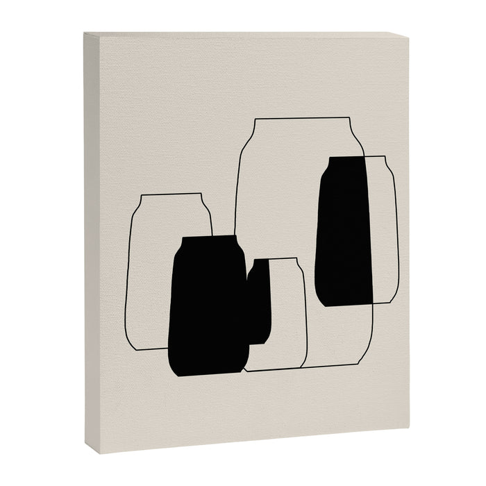 The Gathering - Minimalist Still Life Canvas Print Gallery Image 1