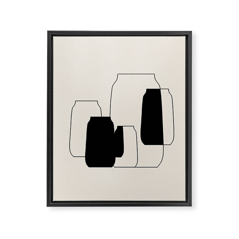 The Gathering - Minimalist Still Life Framed Canvas Print Gallery Image 8