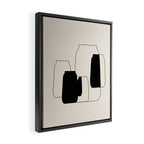 The Gathering - Minimalist Still Life Framed Canvas Print Gallery Image 2