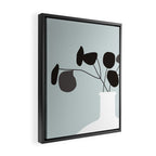 White Vase  Framed Canvas Print Gallery Image 2