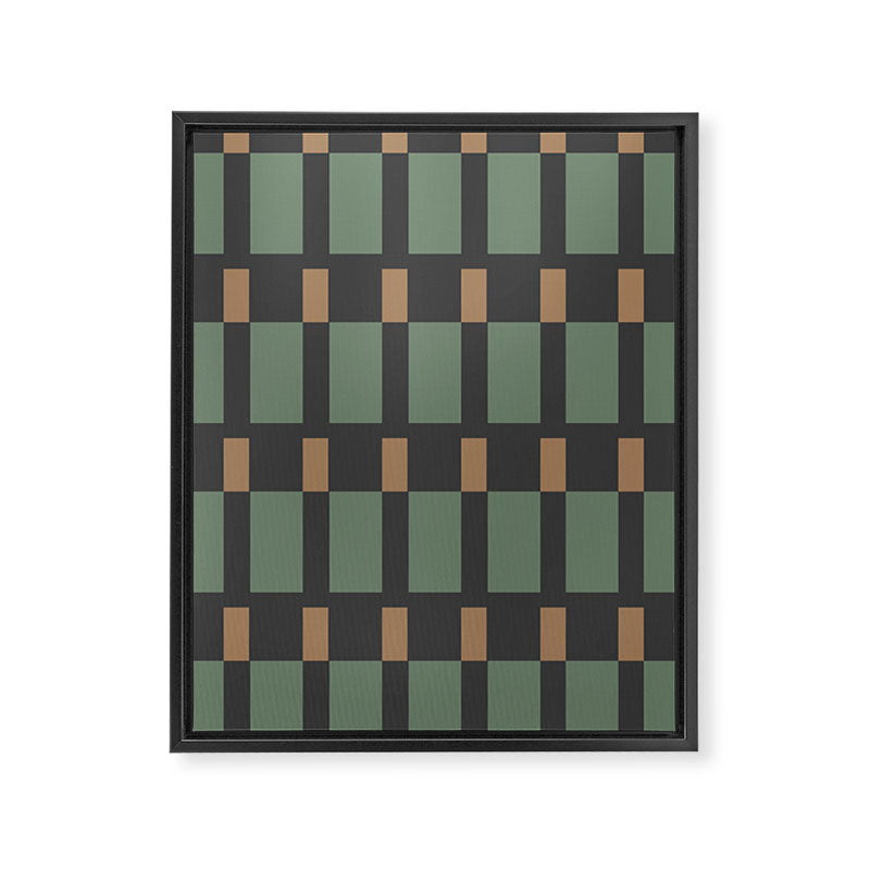 Woodland Blocks Framed Canvas Print Gallery Image 6