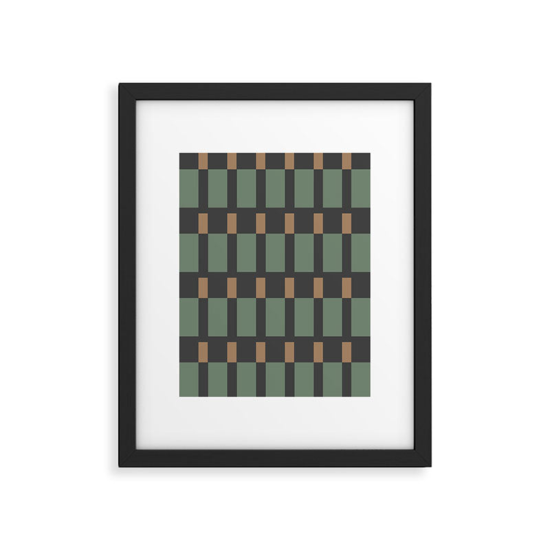 Woodland Blocks Framed Art Print Gallery Image 5