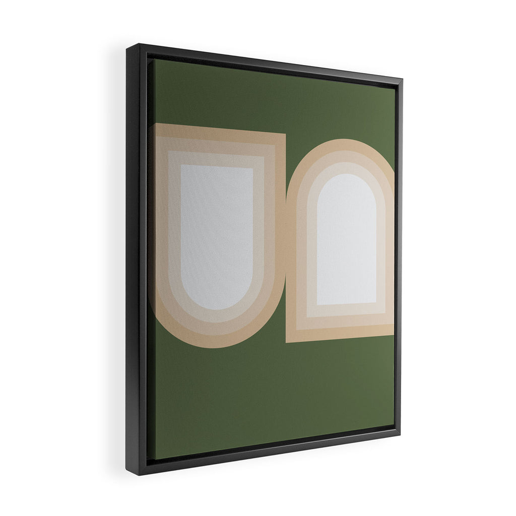 Yin Yang - A Study in Form Framed Canvas Print Gallery Image 2