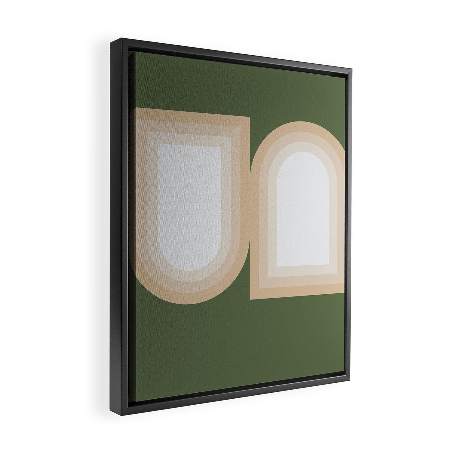 Yin Yang - A Study in Form Framed Canvas Print Gallery Image 2