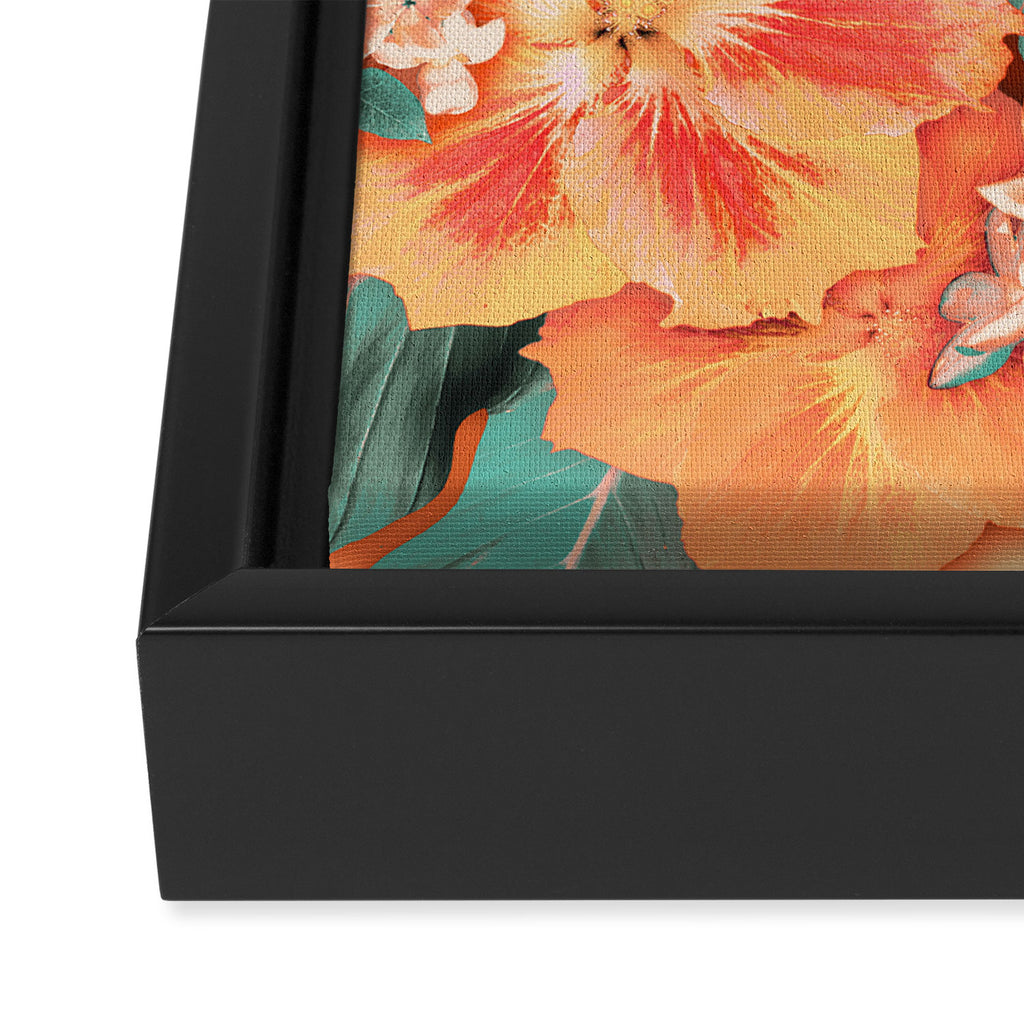 Aloha Orange Sherbet Framed Canvas Print Gallery Image 3