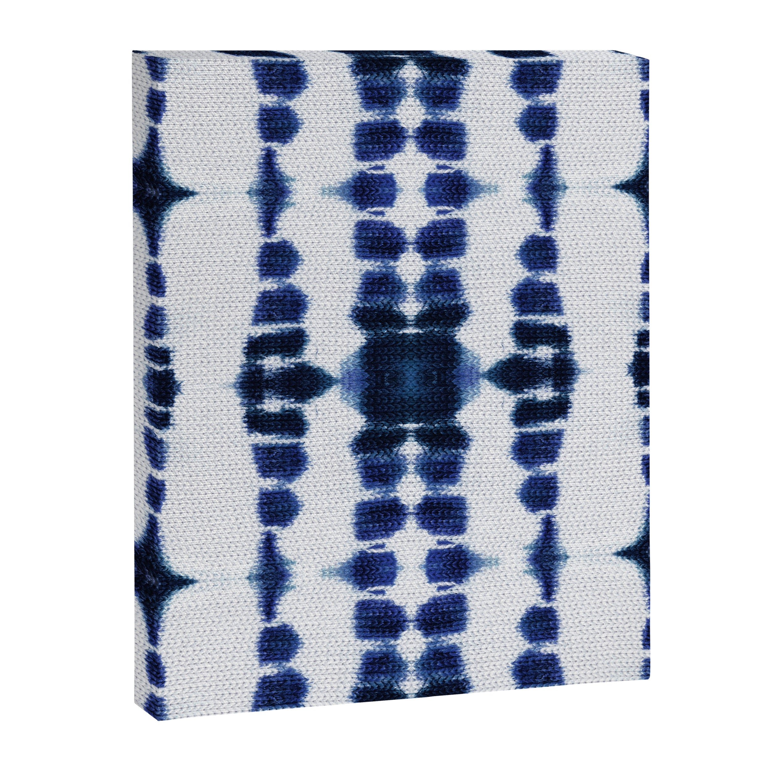Boho Tie-Dye Knit Vertical Canvas Print Gallery Image 8