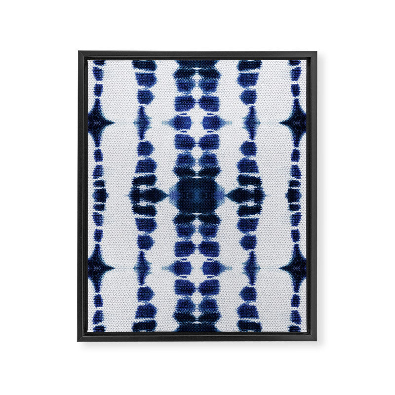Boho Tie-Dye Knit Vertical Framed Canvas Print Gallery Image 8