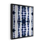 Boho Tie-Dye Knit Vertical Framed Canvas Print Gallery Image 2