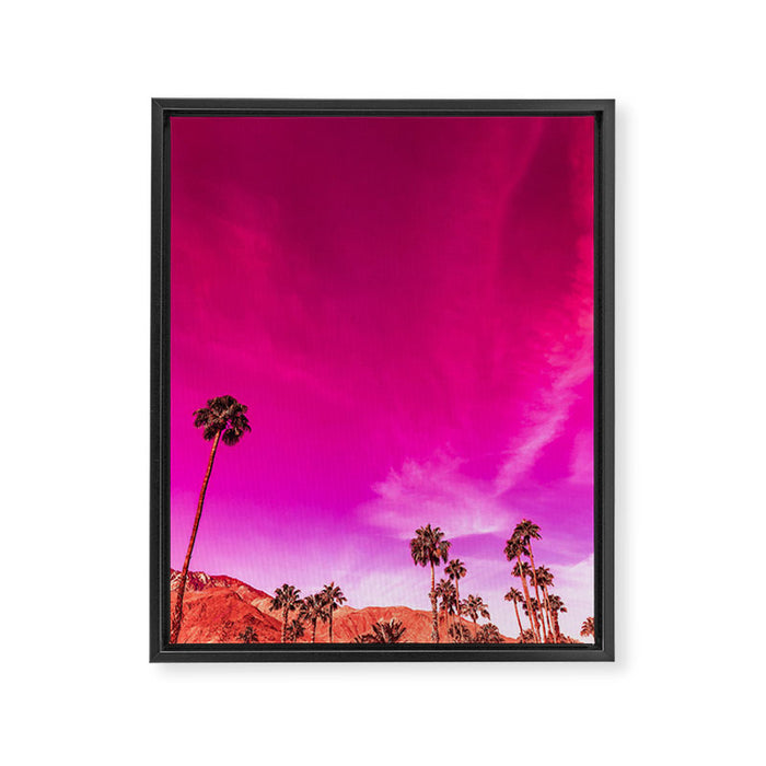 Palm Springs Rush Hour Framed Canvas Print Gallery Image 1