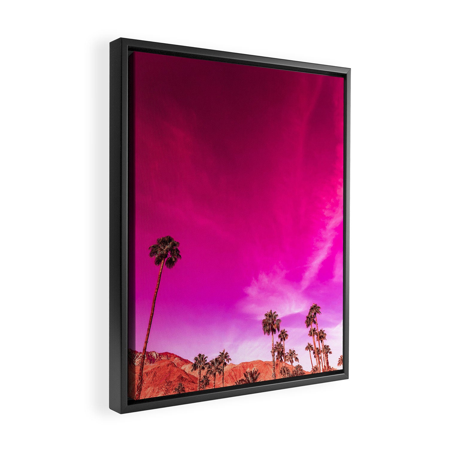 Palm Springs Rush Hour Framed Canvas Print Gallery Image 2