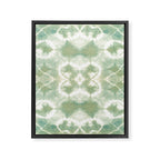 Saged Shibori Pocket Square Framed Canvas Print Gallery Image 8