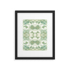 Saged Shibori Pocket Square Framed Art Print Gallery Image 6