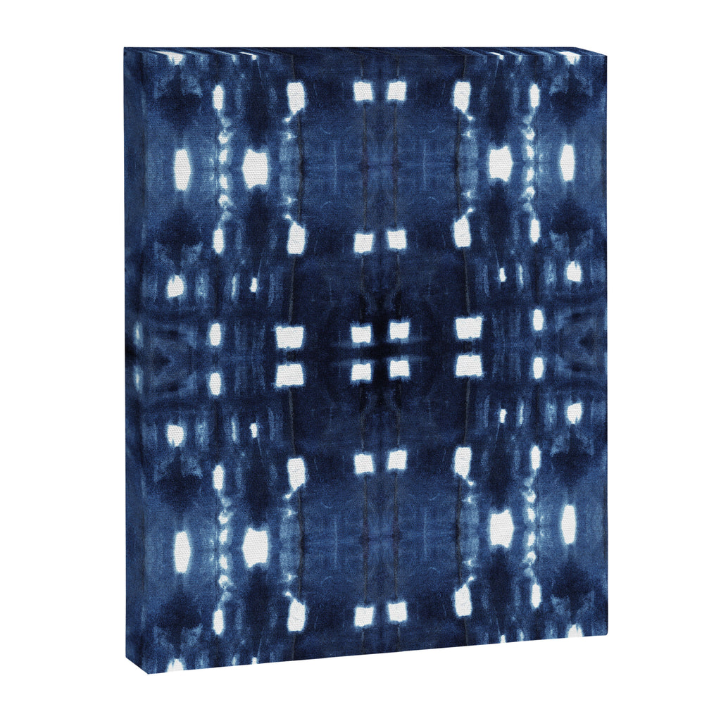 Shibori City Blue Canvas Print Gallery Image 6