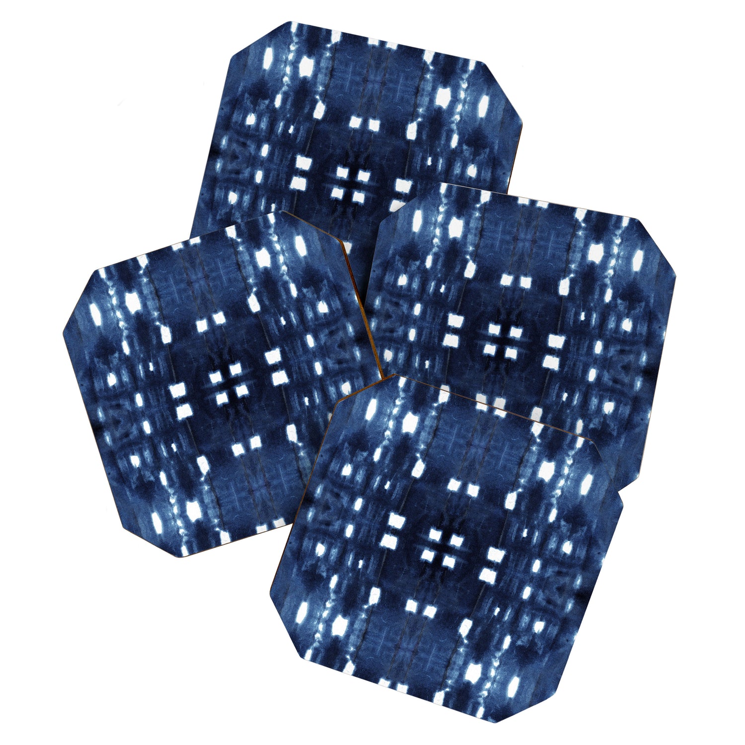 Shibori City Blue Coaster Gallery Image 1
