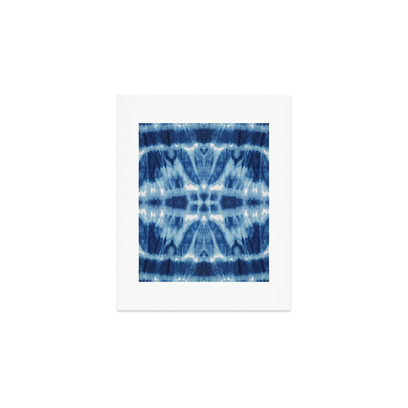 Tie Dye Blues Twos Art Print Gallery Image 1