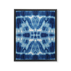 Tie Dye Blues Twos Framed Canvas Print Gallery Image 8