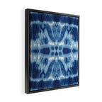 Tie Dye Blues Twos Framed Canvas Print Gallery Image 2