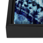 Tie Dye Linen Ikat Framed Canvas Print Gallery Image 3