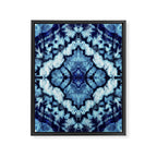 Tie Dye Linen Ikat Framed Canvas Print Gallery Image 8