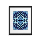 Tie Dye Linen Ikat Framed Art Print Gallery Image 6