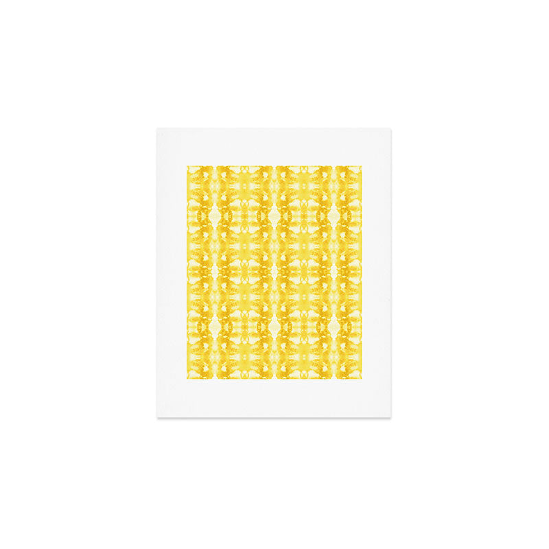 Tie Dye Yellows Art Print Gallery Image 1