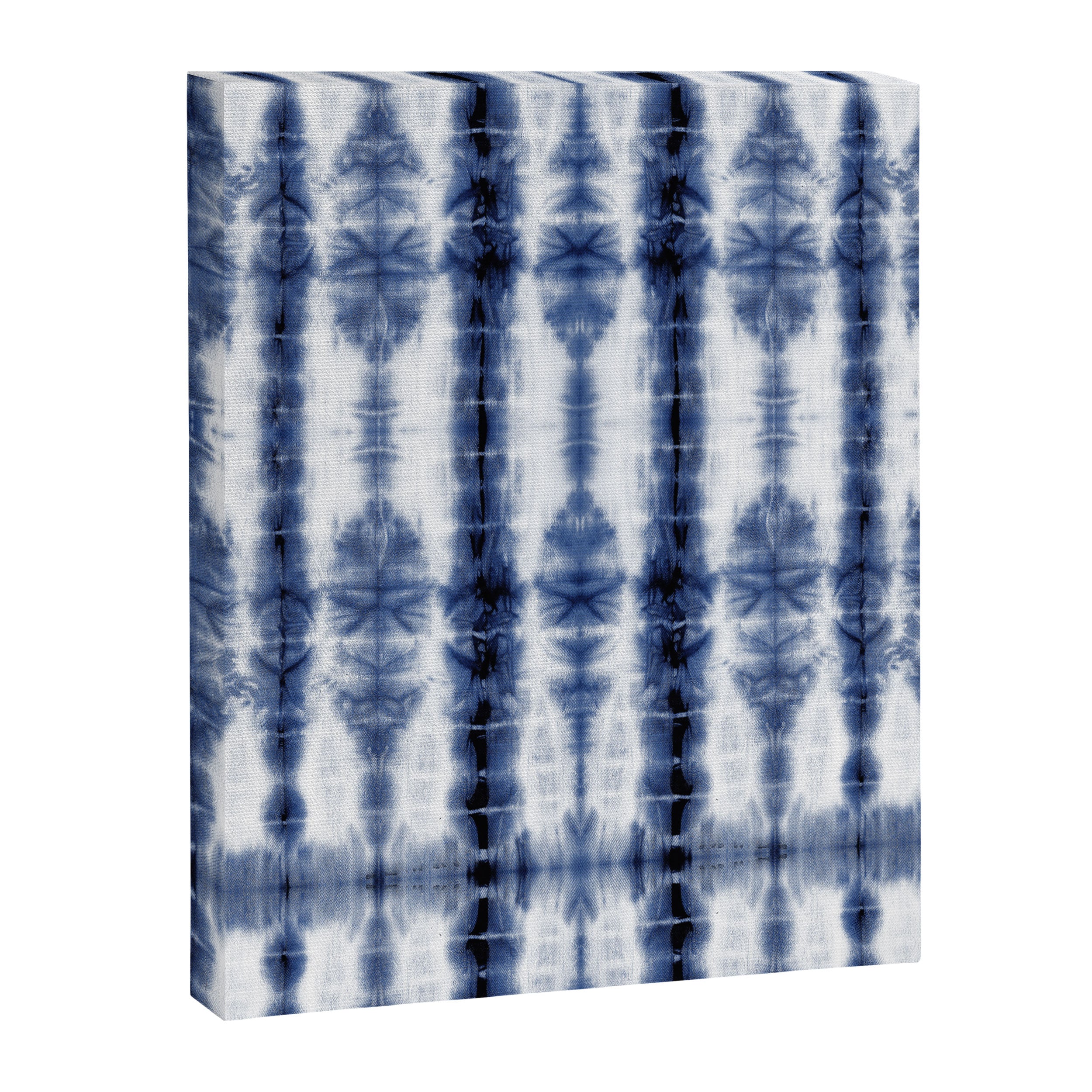 Tiki Shibori Blue Canvas Print Gallery Image 8