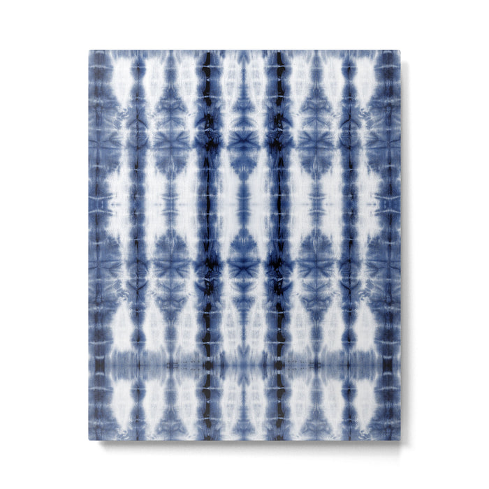 Tiki Shibori Blue Metal Print Gallery Image 1