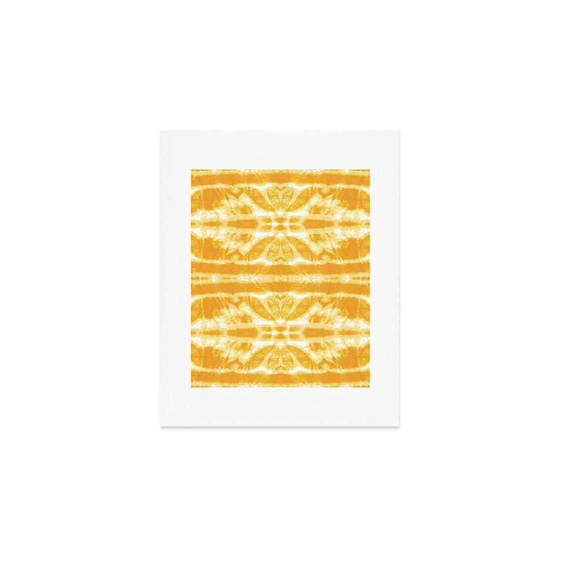 Yellow Tie Dye Twos Art Print Gallery Image 1