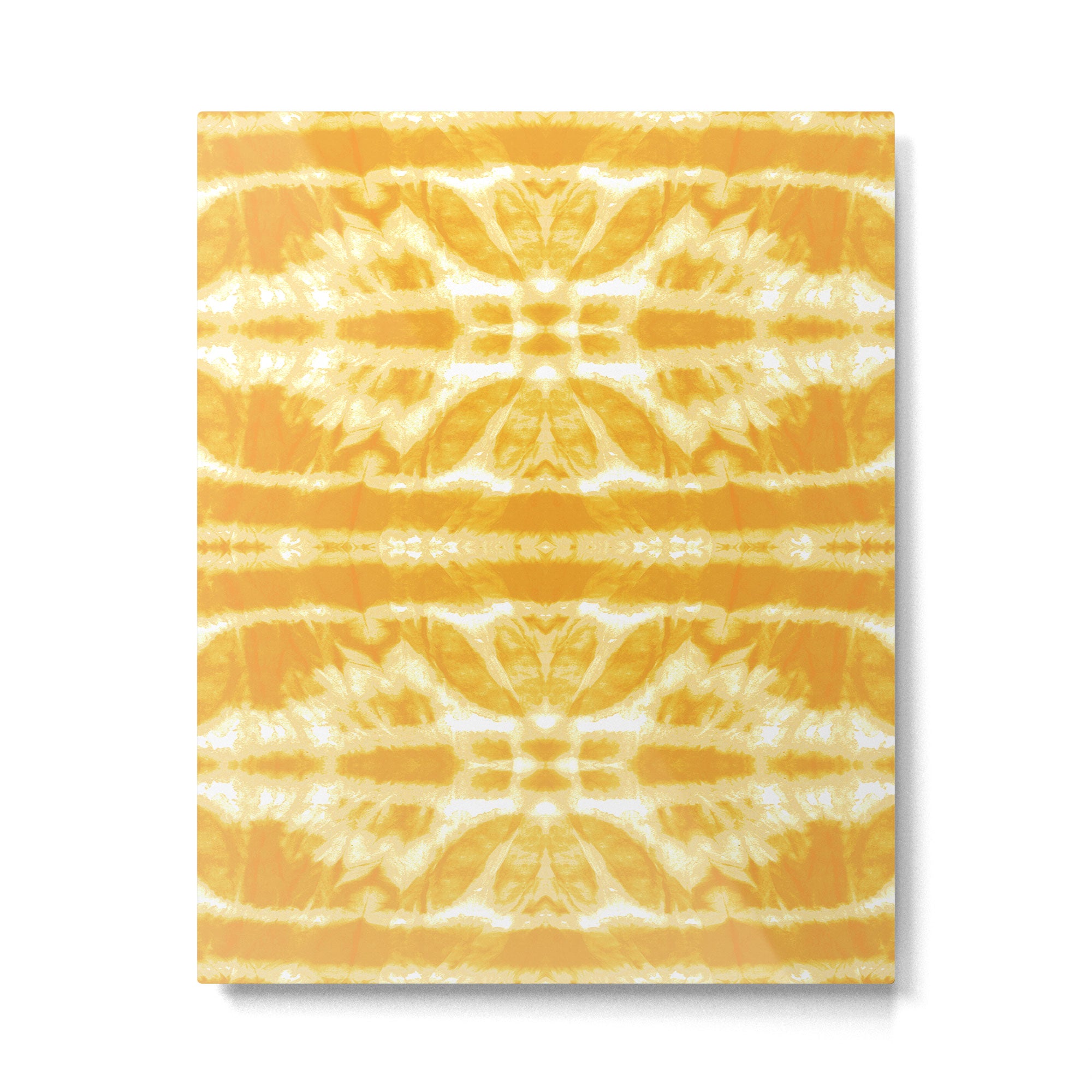 Yellow Tie Dye Twos Metal Print Gallery Image 6