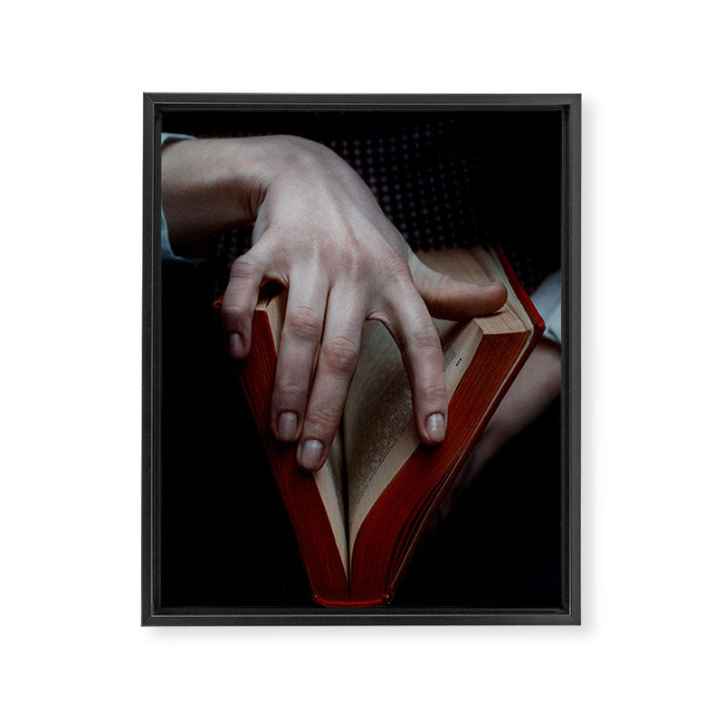 "V" doesn't mean Vendetta Framed Canvas Print