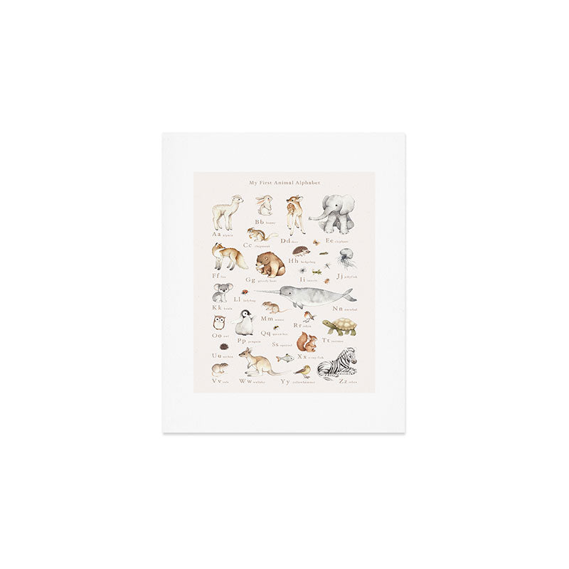 Animal Alphabet Art Print Gallery Image 1