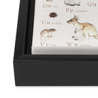 Animal Alphabet Framed Canvas Print Gallery Image 3