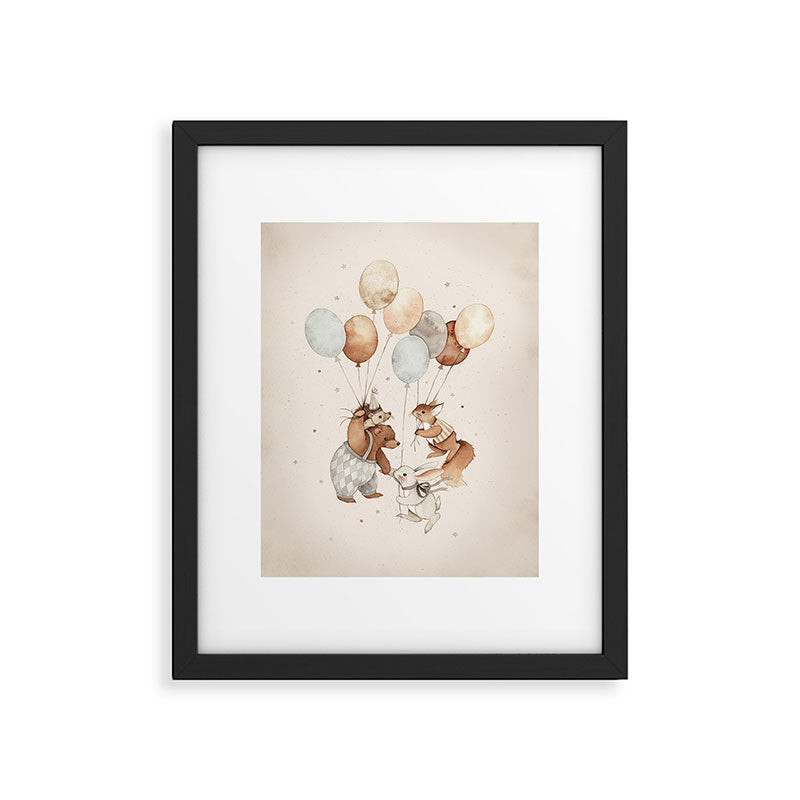 Flying Animals Framed Art Print Gallery Image 5