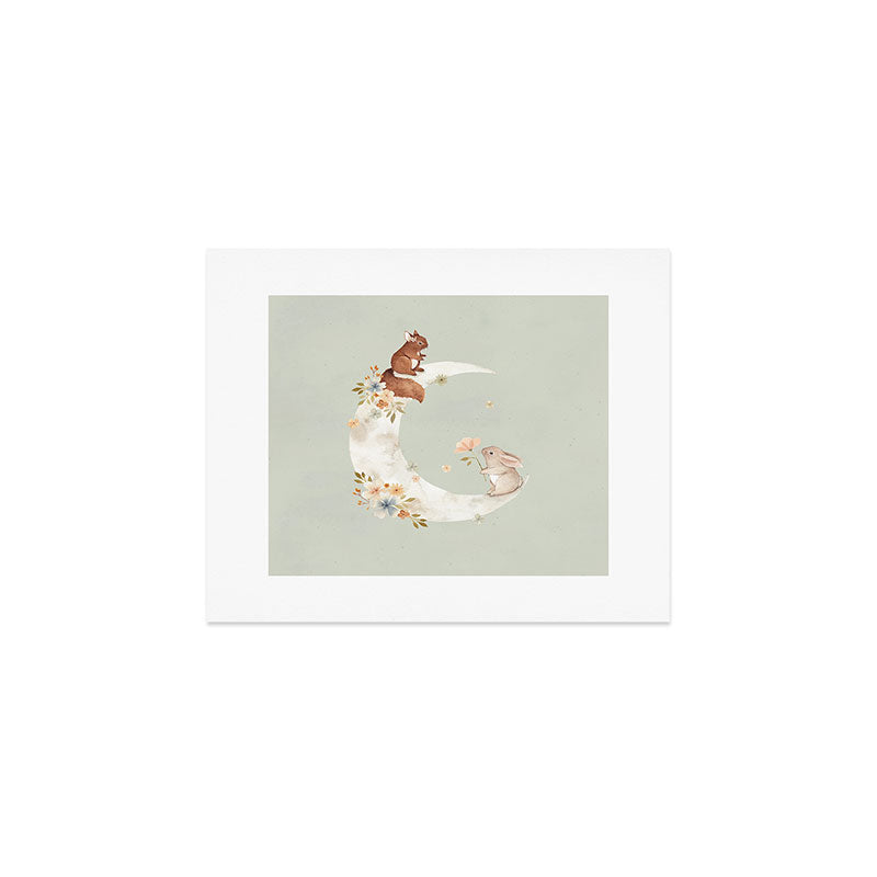 I love you to the moon and back Art Print Gallery Image 1