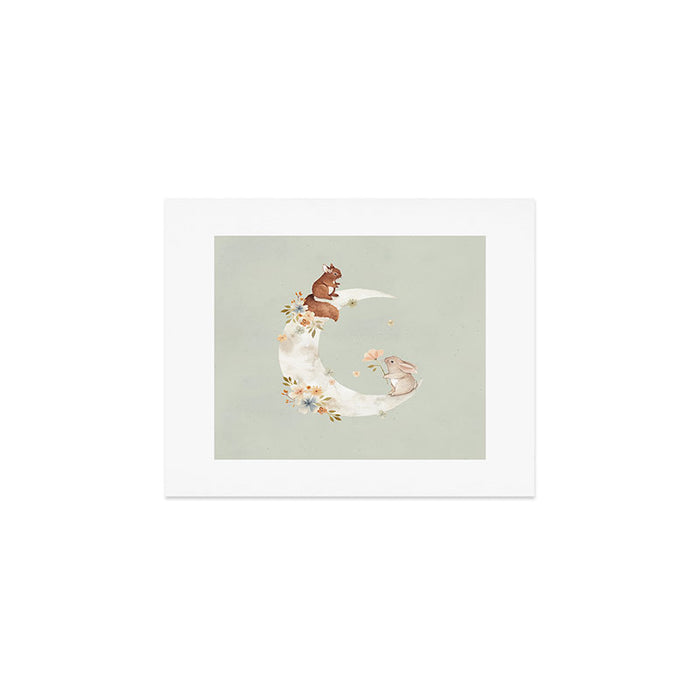 I love you to the moon and back Art Print Gallery Image 1