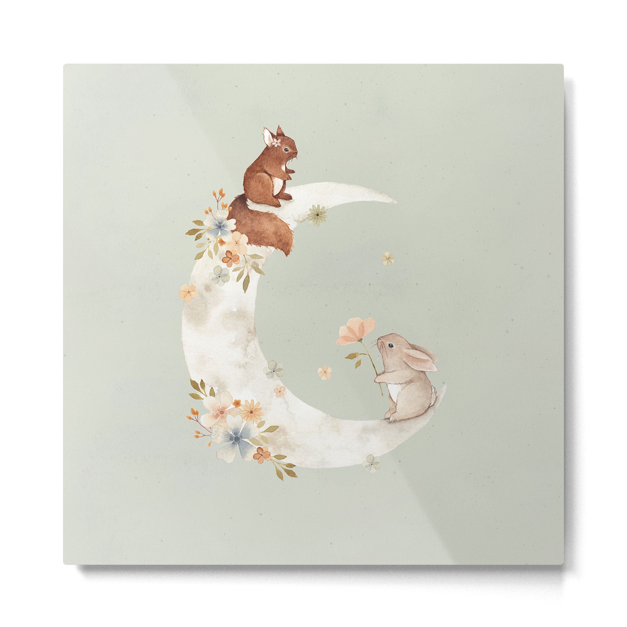 I love you to the moon and back Metal Print Gallery Image 2