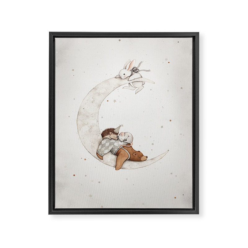 Moon Lullaby Framed Canvas Print Gallery Image 6