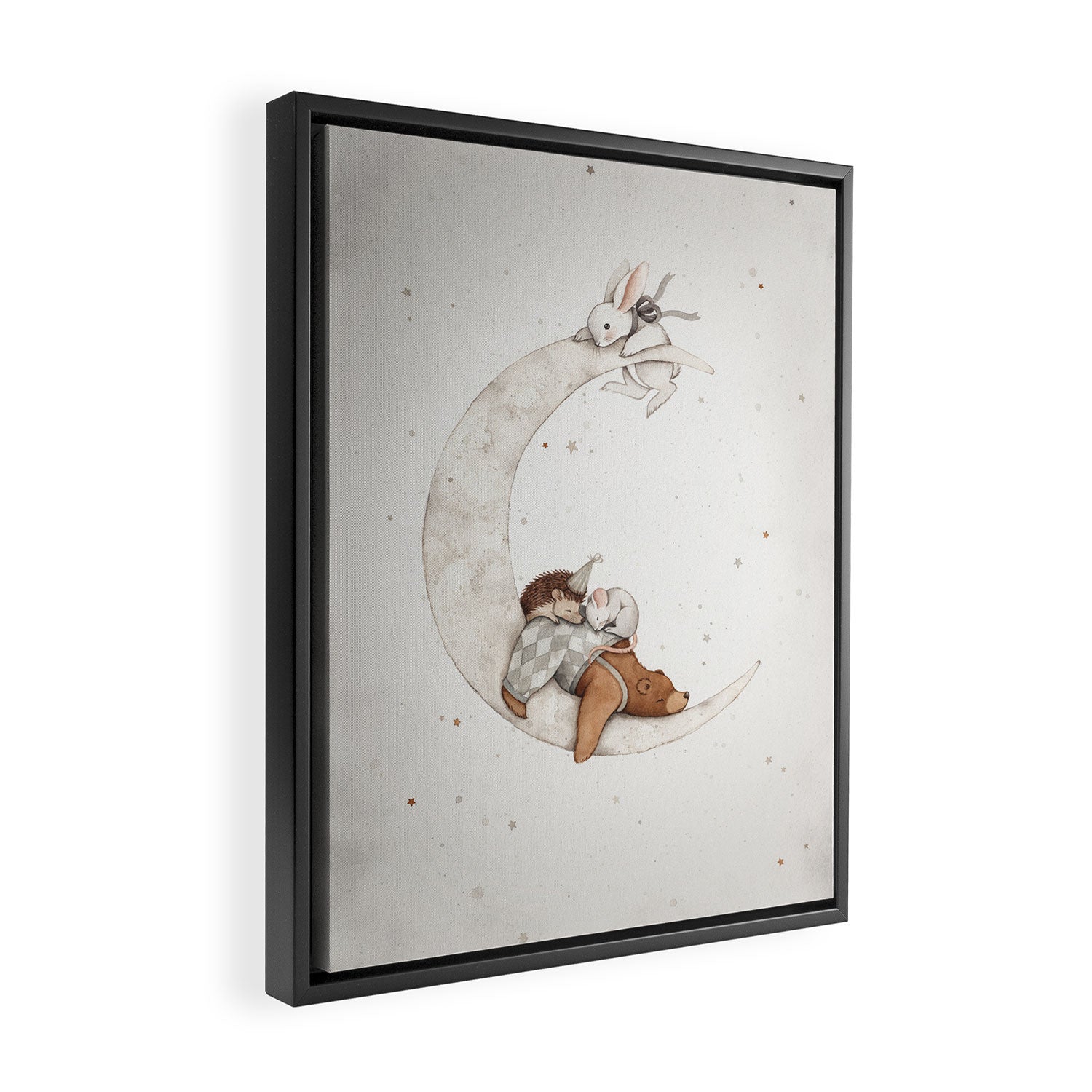 Moon Lullaby Framed Canvas Print Gallery Image 2