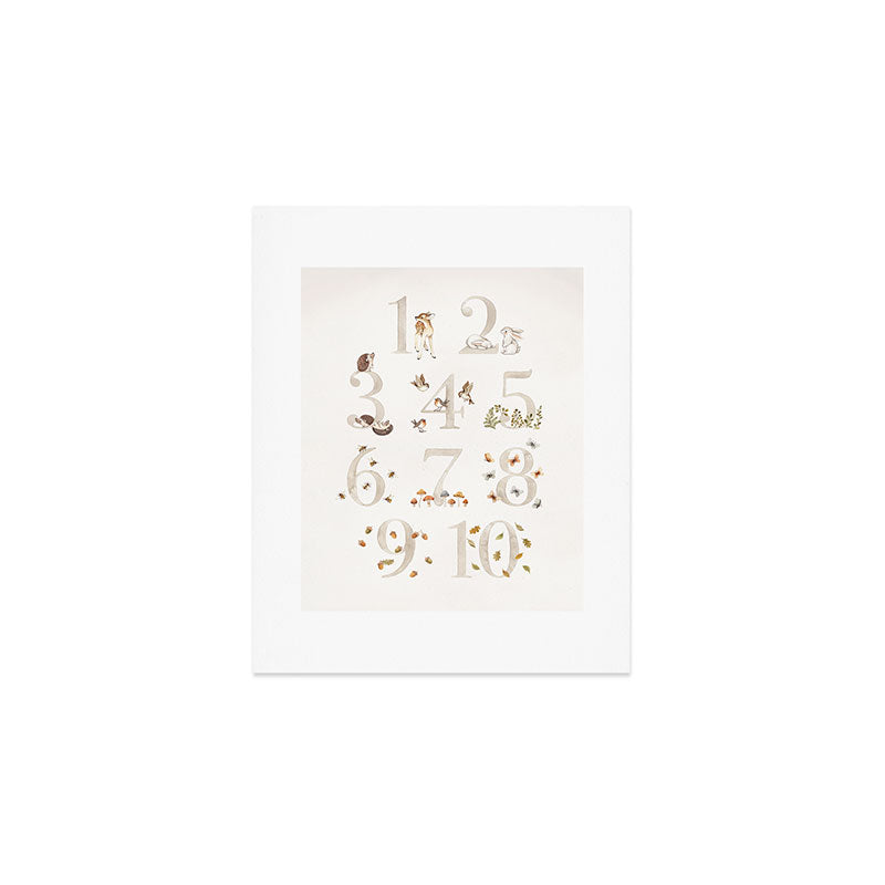 Woodland 123 Art Print Gallery Image 1