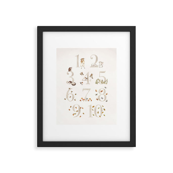 Woodland 123 Framed Art Print Gallery Image 1