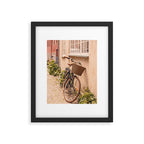 A bicycle in a Copenhagen street | Travel photography | Scandi Europe Scandinavia  Framed Art Print Gallery Image 5