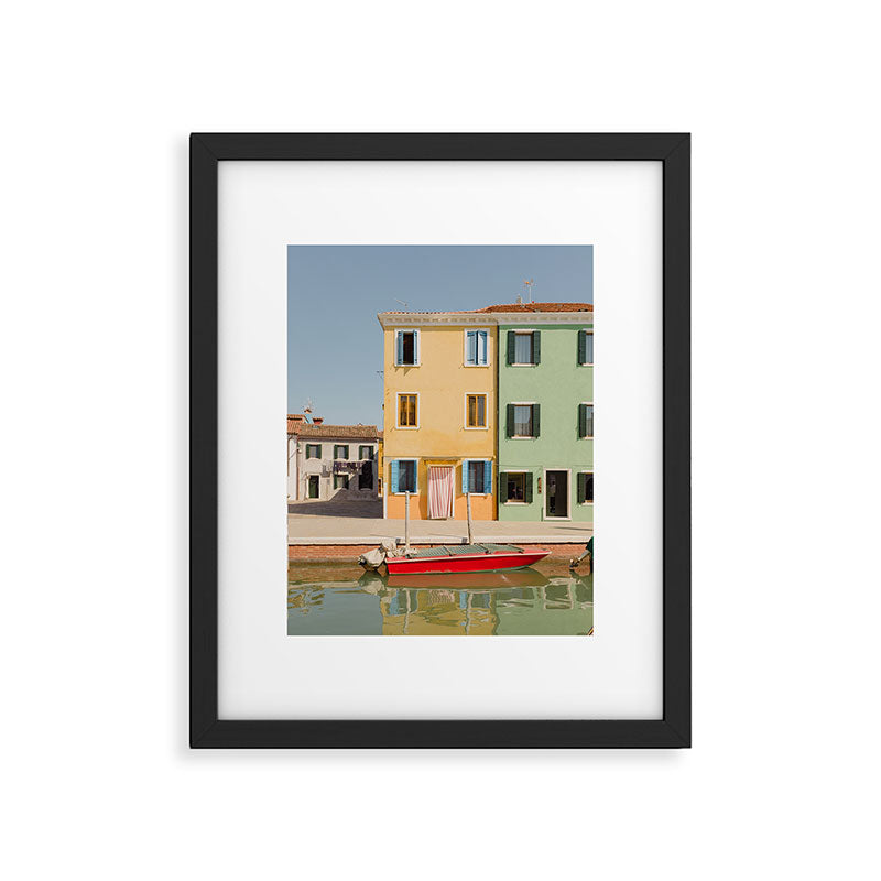 Burano colors Framed Art Print Gallery Image 5