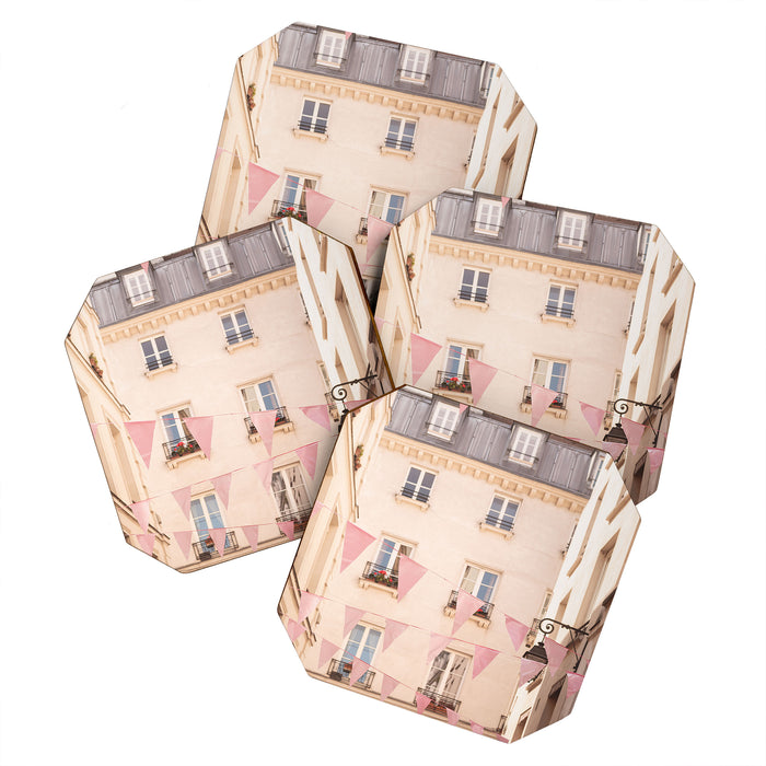 Pink Paris | Paris travel photography  Coaster Gallery Image 1