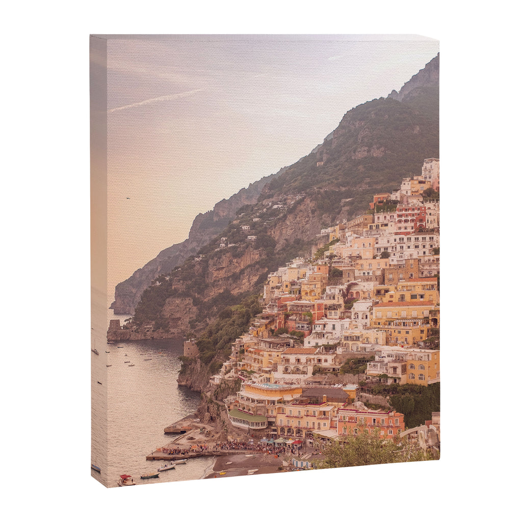 Positano at sunset | Amalfi Coast | Italy | Europe | Travel photography wall art Canvas Print Gallery Image 6