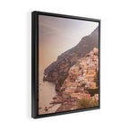 Positano at sunset | Amalfi Coast | Italy | Europe | Travel photography wall art Framed Canvas Print Gallery Image 2