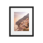 Positano at sunset | Amalfi Coast | Italy | Europe | Travel photography wall art Framed Art Print Gallery Image 5