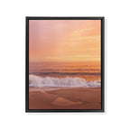 Sunshine , sea , good vibes . Golden beach relaxing moment Framed Canvas Print Gallery Image 6